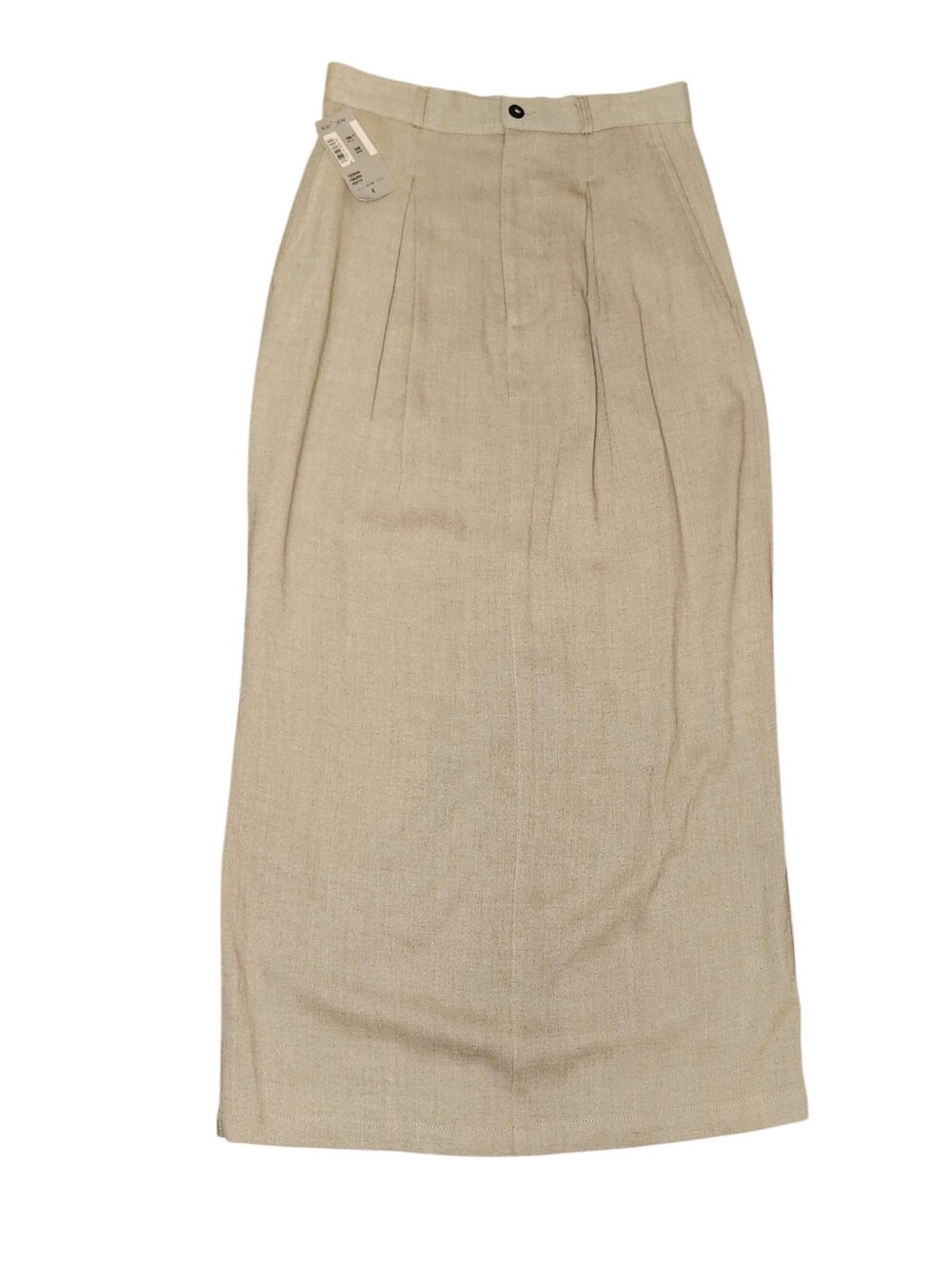 VTG Free Wear by Johnathun Hoenscheidt Rayon Wool Pleated Midi Skirt NWT Xs? 8